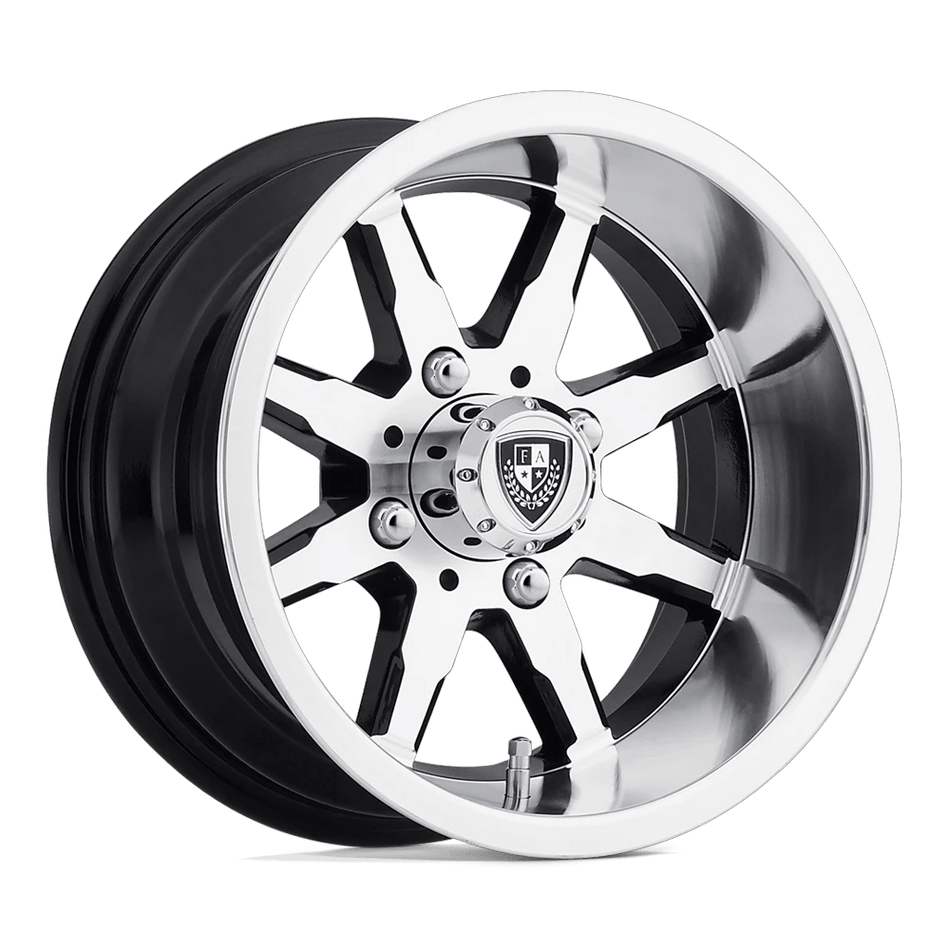 Fairway Alloys FA141 SHIFT UTV 10x7 ET-25 4x101.6 Machined Gloss Black