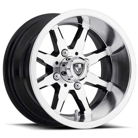 Fairway Alloys FA142 SHIFT UTV 12x6 ET-30 4x101.6 Machined Gloss Black