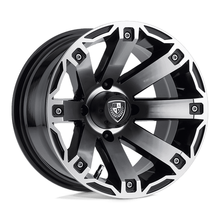Fairway Alloys FA143 RAGE UTV 12x7 ET-47 4x101.6 Machined Gloss Black