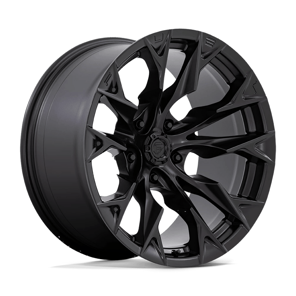 Fuel 1PC D804 FLAME 20x10 ET-18 5x139.7 Blackout