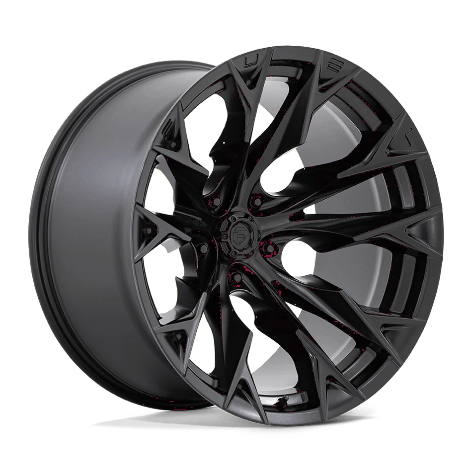 Fuel 1PC D804 FLAME 22x12 ET-44 5x127 Blackout