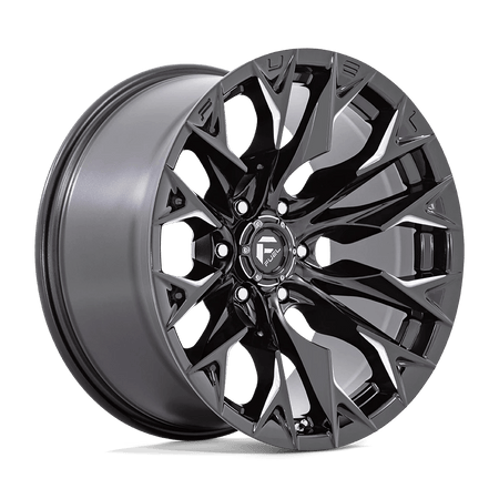 Fuel 1PC D803 FLAME 24x12 ET-44 5x127 Gloss Black Milled