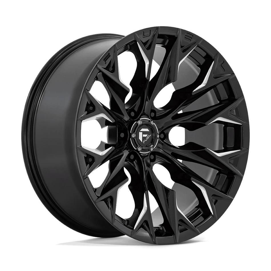 Fuel 1PC D803 FLAME 22x10 ET-18 6x135 Gloss Black Milled