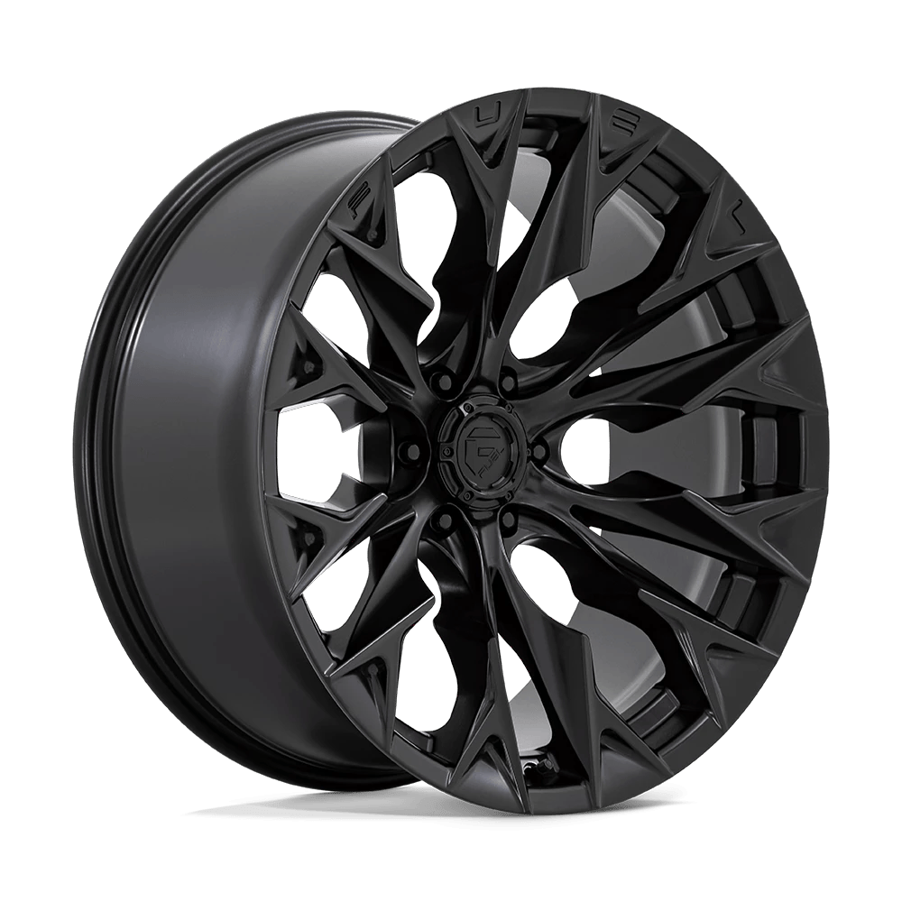 Fuel 1PC D804 FLAME 22x10 ET-18 6x139.7 Blackout