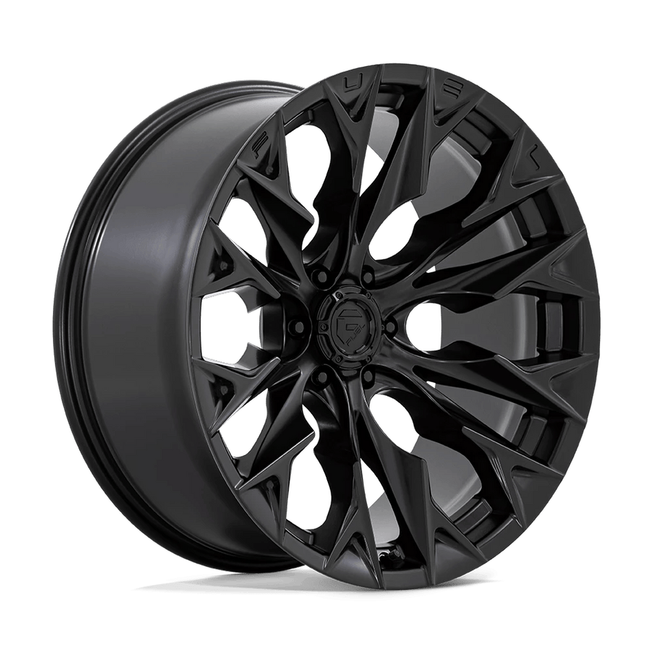 Fuel 1PC D804 FLAME 22x10 ET-18 6x139.7 Blackout