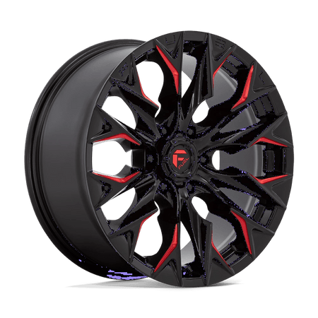 Fuel 1PC D823 FLAME 20x9 ET20 6x135 Gloss Black Milled w/ Candy Red