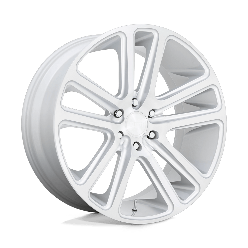 DUB 1PC S257 FLEX 26x10 ET10 5x127 Gloss Silver w/ Brushed Face