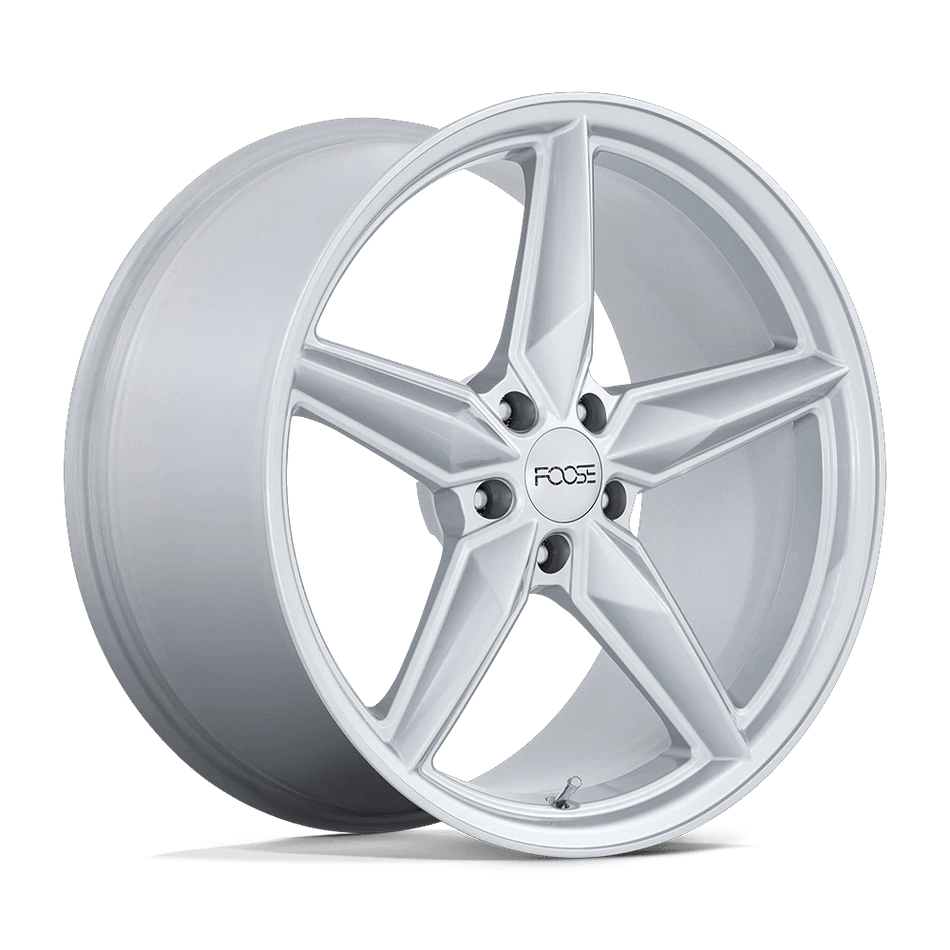 Foose 1PC F174 CF8 20x10 ET35 5x114.3 Gloss Silver