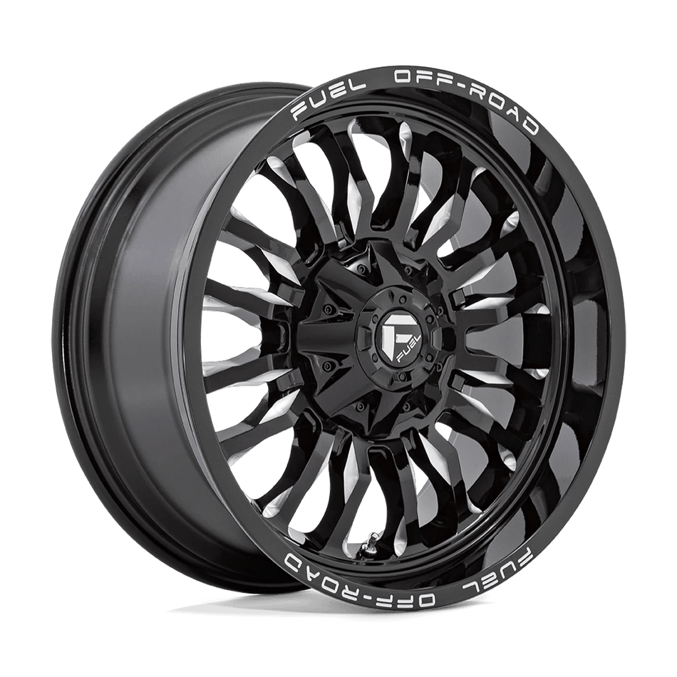 Fuel 1PC D795 ARC 22x12 ET-44 8x170 Gloss Black Milled
