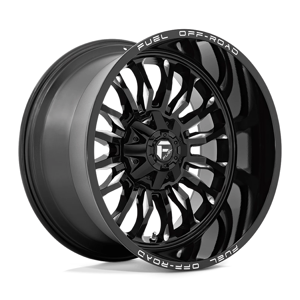 Fuel 1PC D795 ARC 22x12 ET-44 5x139.7/150 Gloss Black Milled