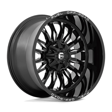 Fuel 1PC D795 ARC 22x12 ET-44 5x139.7/150 Gloss Black Milled