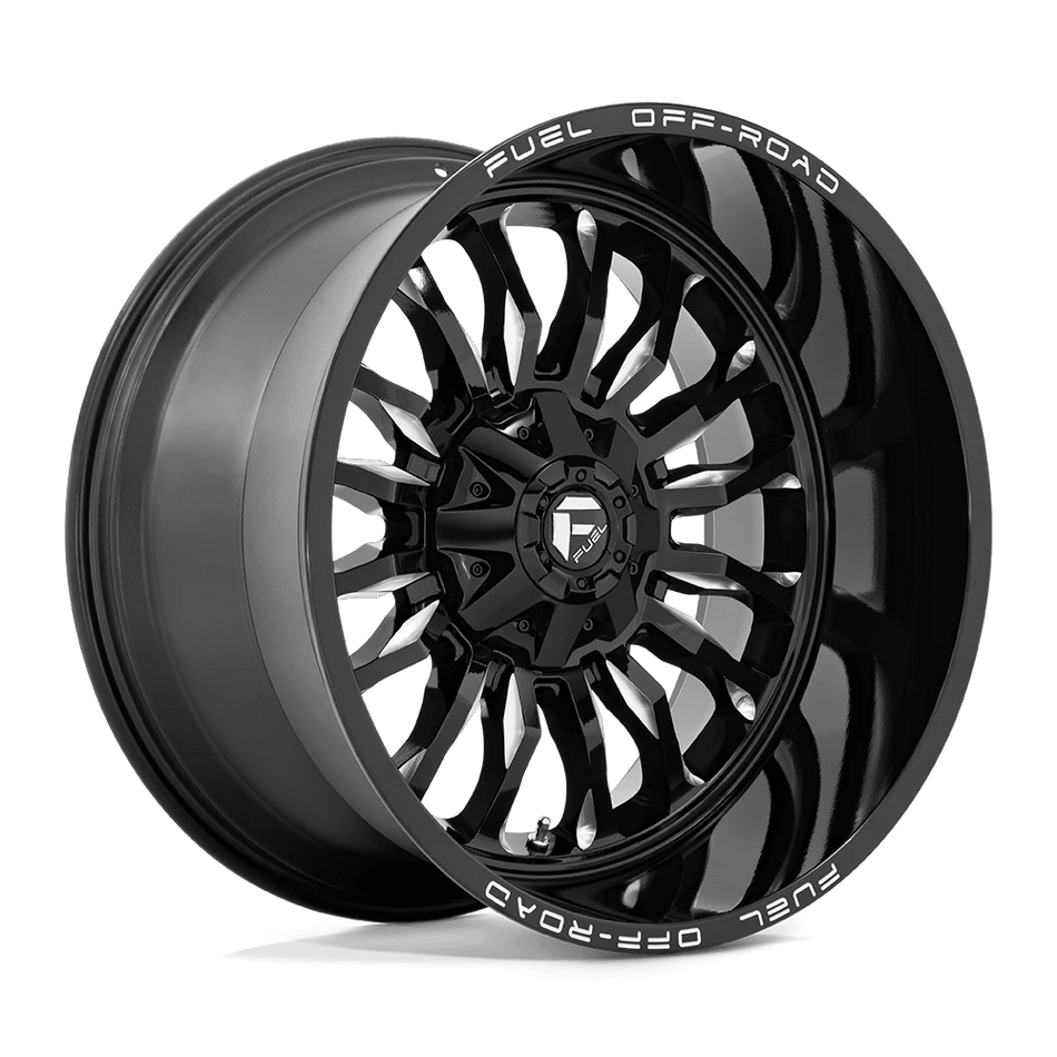 Fuel 1PC D795 ARC 22x12 ET-44 5x139.7/150 Gloss Black Milled