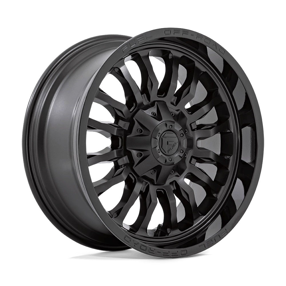 Fuel 1PC D796 ARC 20x9 ET1 8x165.1 Matte Black w/ Gloss Black Lip