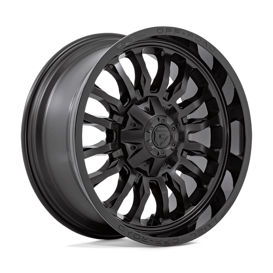Fuel 1PC D796 ARC 20x9 ET1 8x180 Matte Black w/ Gloss Black Lip