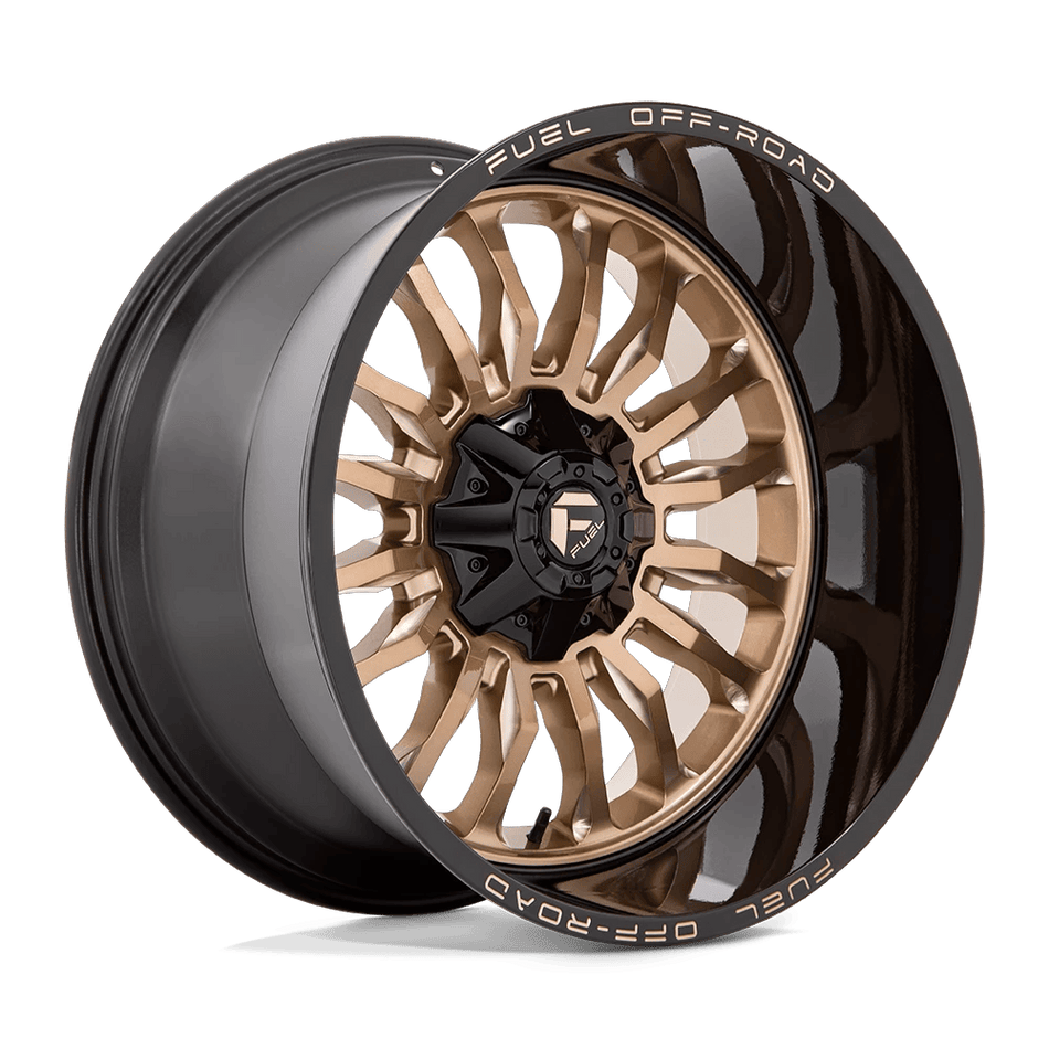 Fuel 1PC D797 ARC 22x12 ET-44 5x114.3/5.0 Platinum Bronze w/ Black Lip
