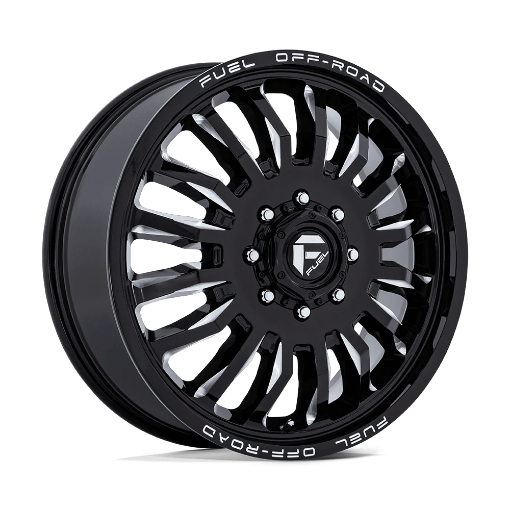 Fuel 1PC D868 ARC DUALLY 20x8.25 ET104 8x170 Gloss Black Milled