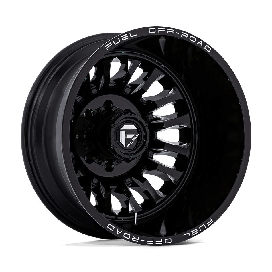 Fuel 1PC D868 ARC DUALLY 22x8.25 ET-227 8x210 Gloss Black Milled