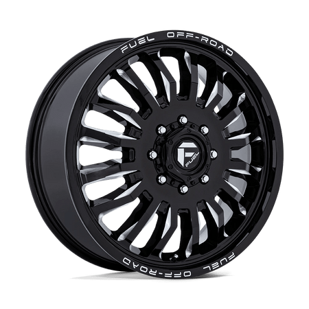 Fuel 1PC D868 ARC DUALLY 22x8.25 ET104 8x170 Gloss Black Milled