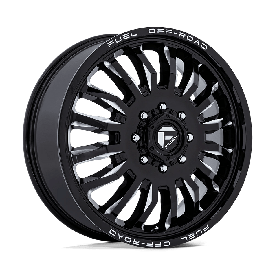 Fuel 1PC D868 ARC DUALLY 22x8.25 ET104 8x210 Gloss Black Milled