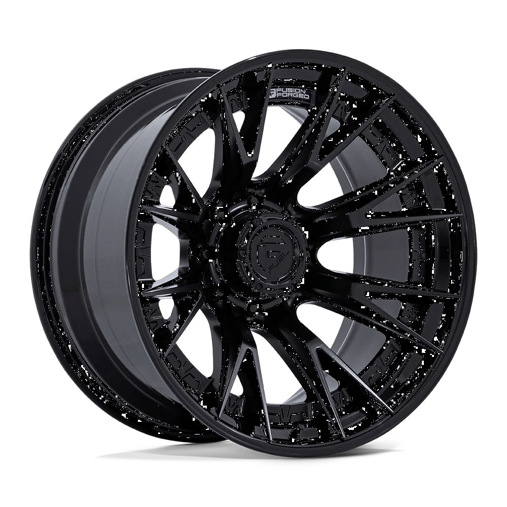 Fuel 1PC FC402 CATALYST 20x10 ET-18 8x170 Matte Black w/ Gloss Black Lip