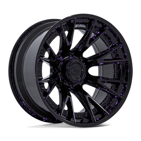 Fuel 1PC FC402 CATALYST 22x12 ET-44 8x165.1 Matte Black w/ Gloss Black Lip