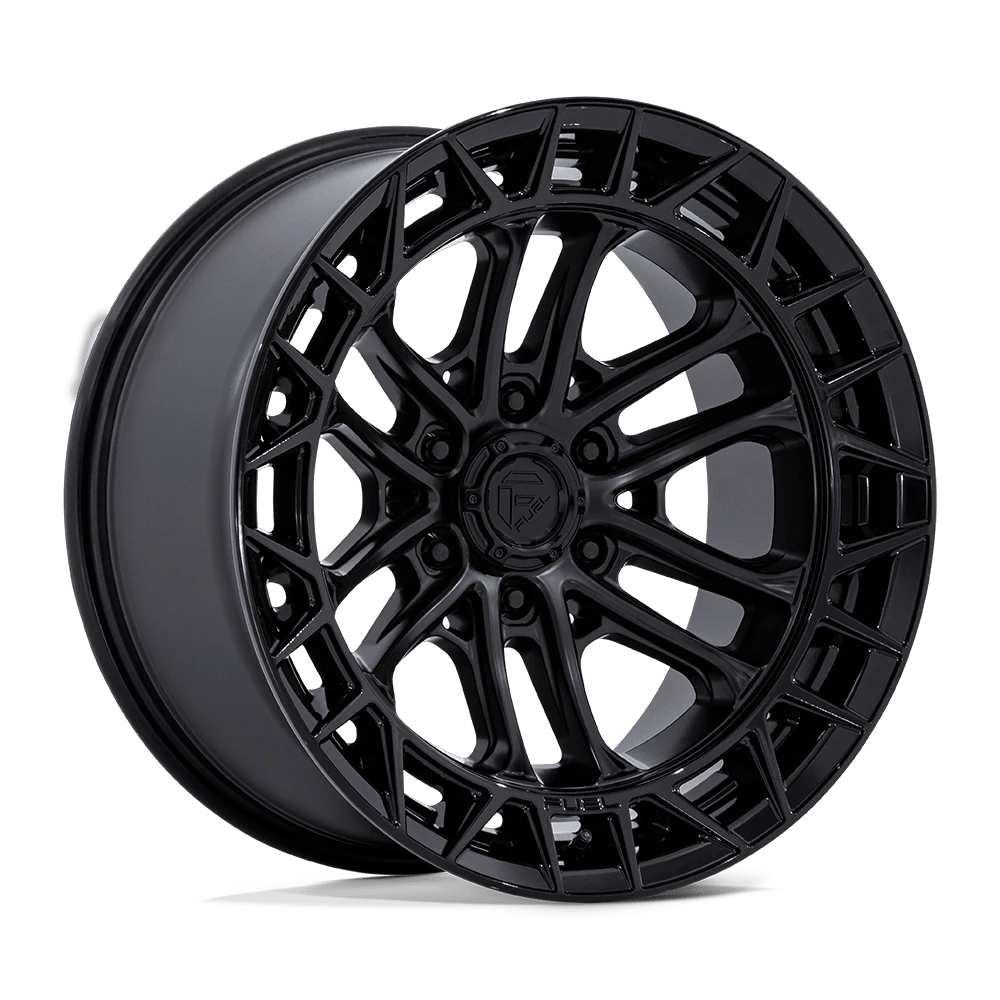 Fuel 1PC FC874 CELSIUS 20x9 ET1 6x139.7 Matte Black w/ Gloss Black Lip