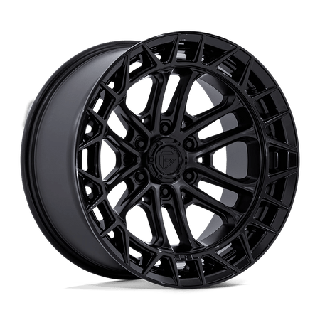 Fuel 1PC FC874 CELSIUS 17x9 ET-12 6x139.7 Matte Black w/ Gloss Black Lip