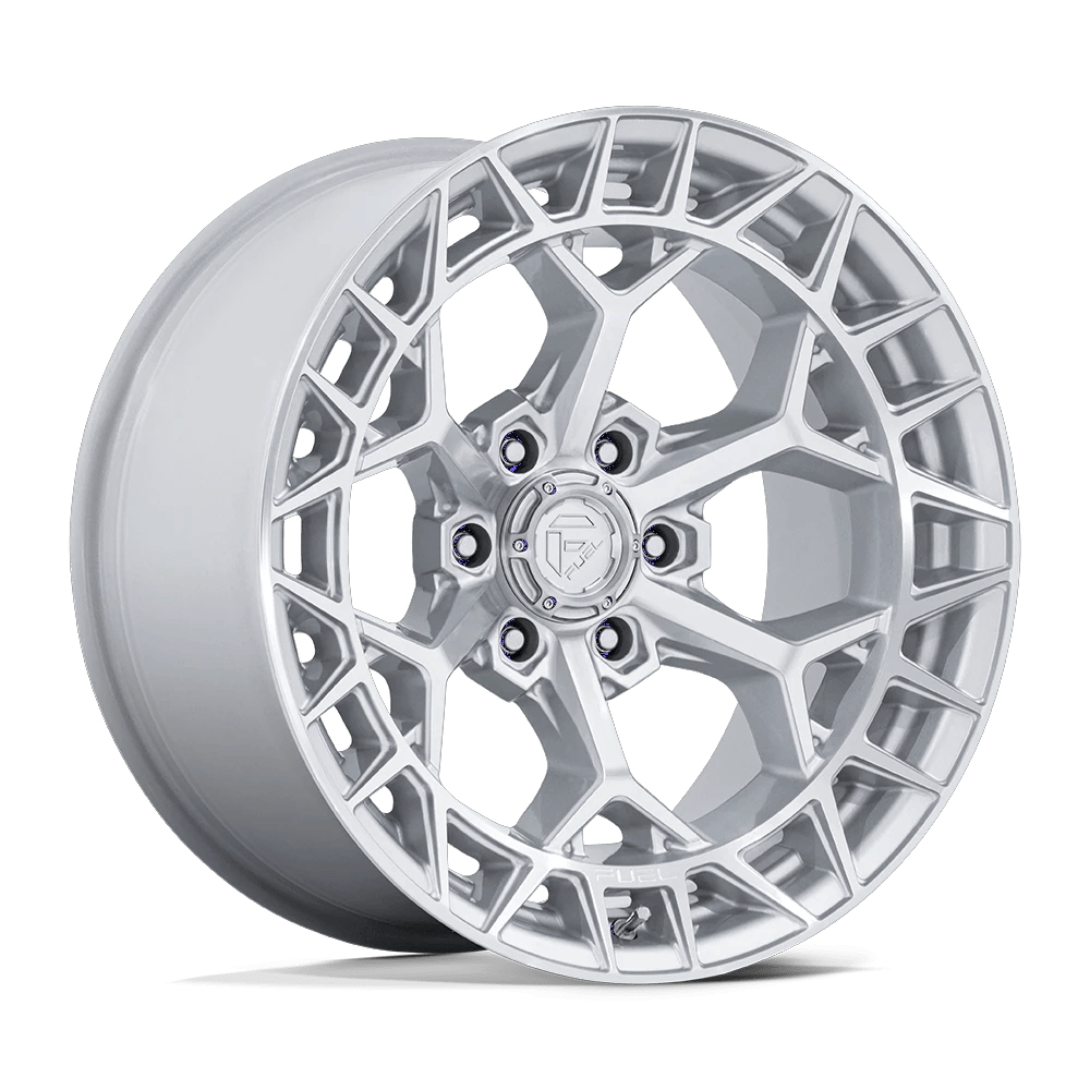 Fuel 1PC FC873 CHARGER 17x9 ET-12 6x139.7 Gloss Silver w/ Machined Face