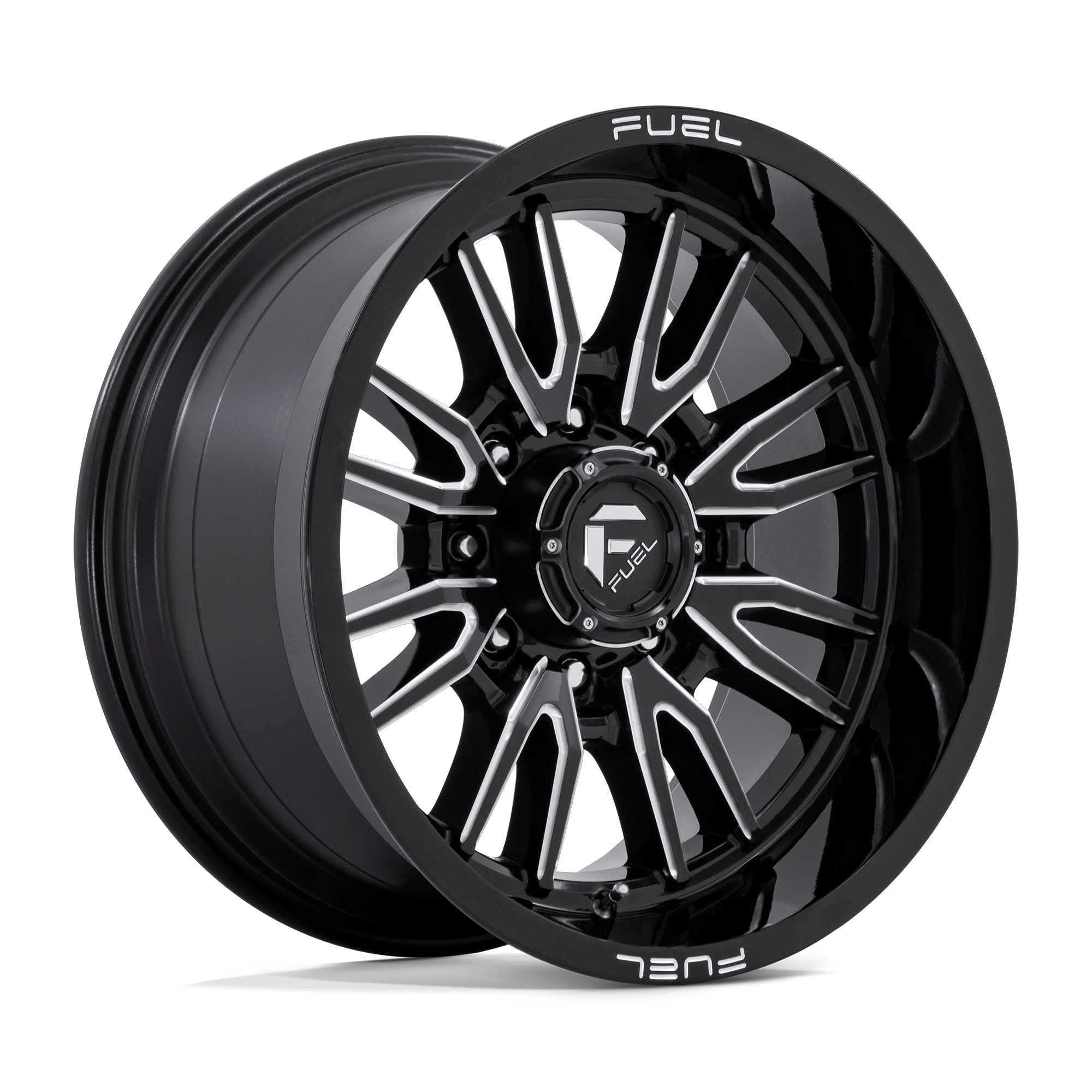 Fuel 1PC D761 CLASH 20x10 ET-18 8x170 Gloss Black Milled