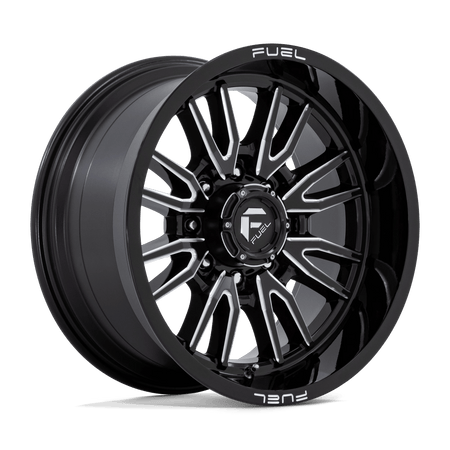 Fuel 1PC D761 CLASH 20x10 ET-18 8x170 Gloss Black Milled