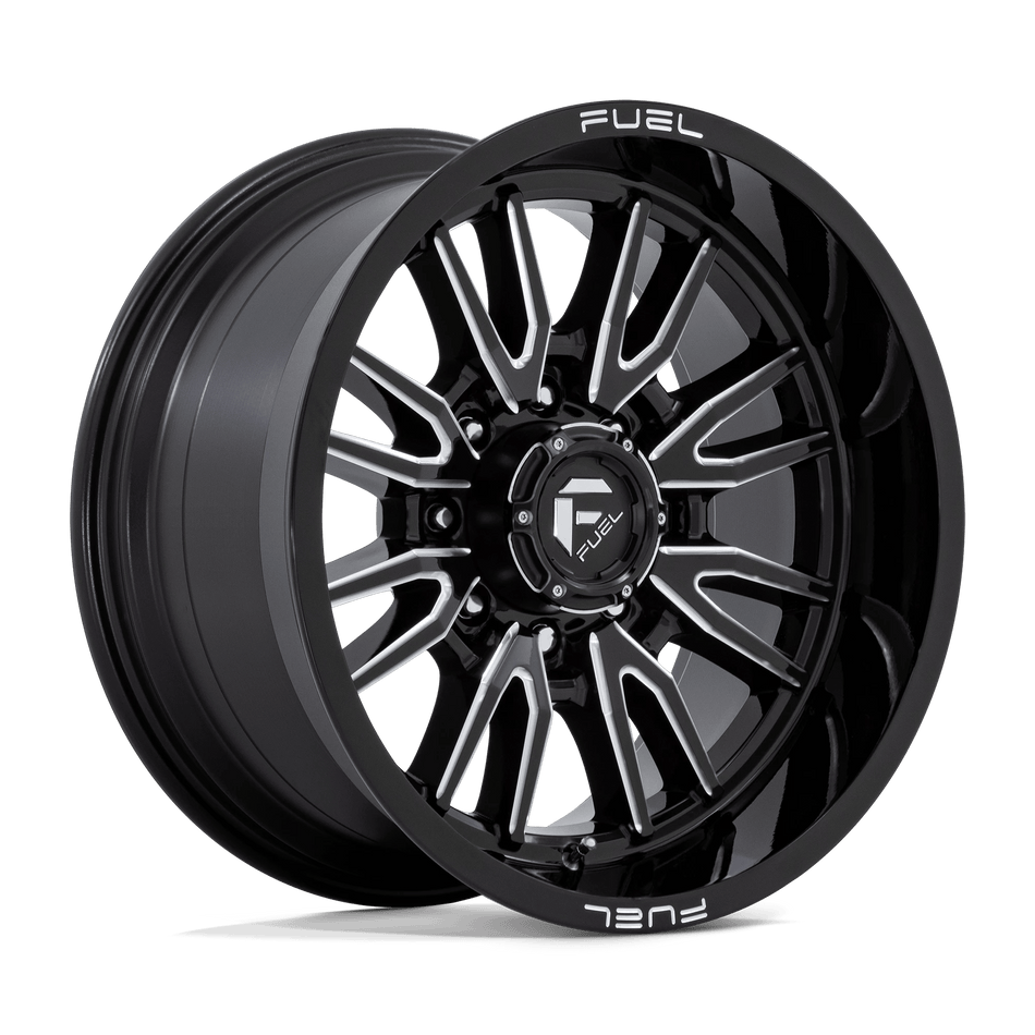 Fuel 1PC D761 CLASH 20x10 ET-18 8x170 Gloss Black Milled
