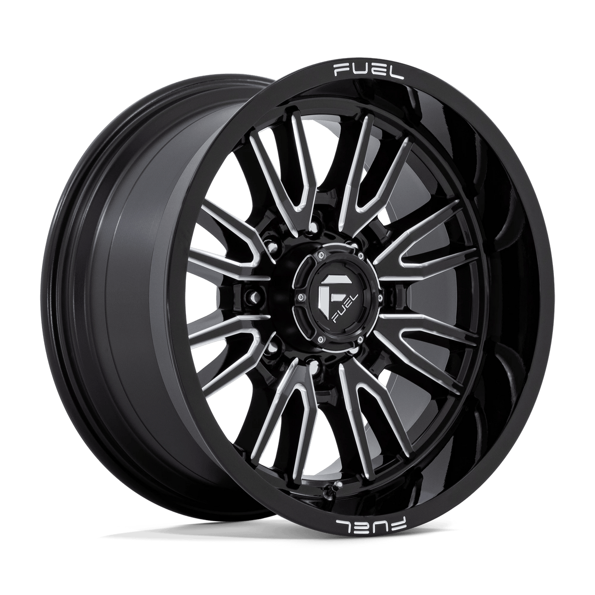Fuel 1PC D761 CLASH 20x10 ET-18 8x165.1 Gloss Black Milled