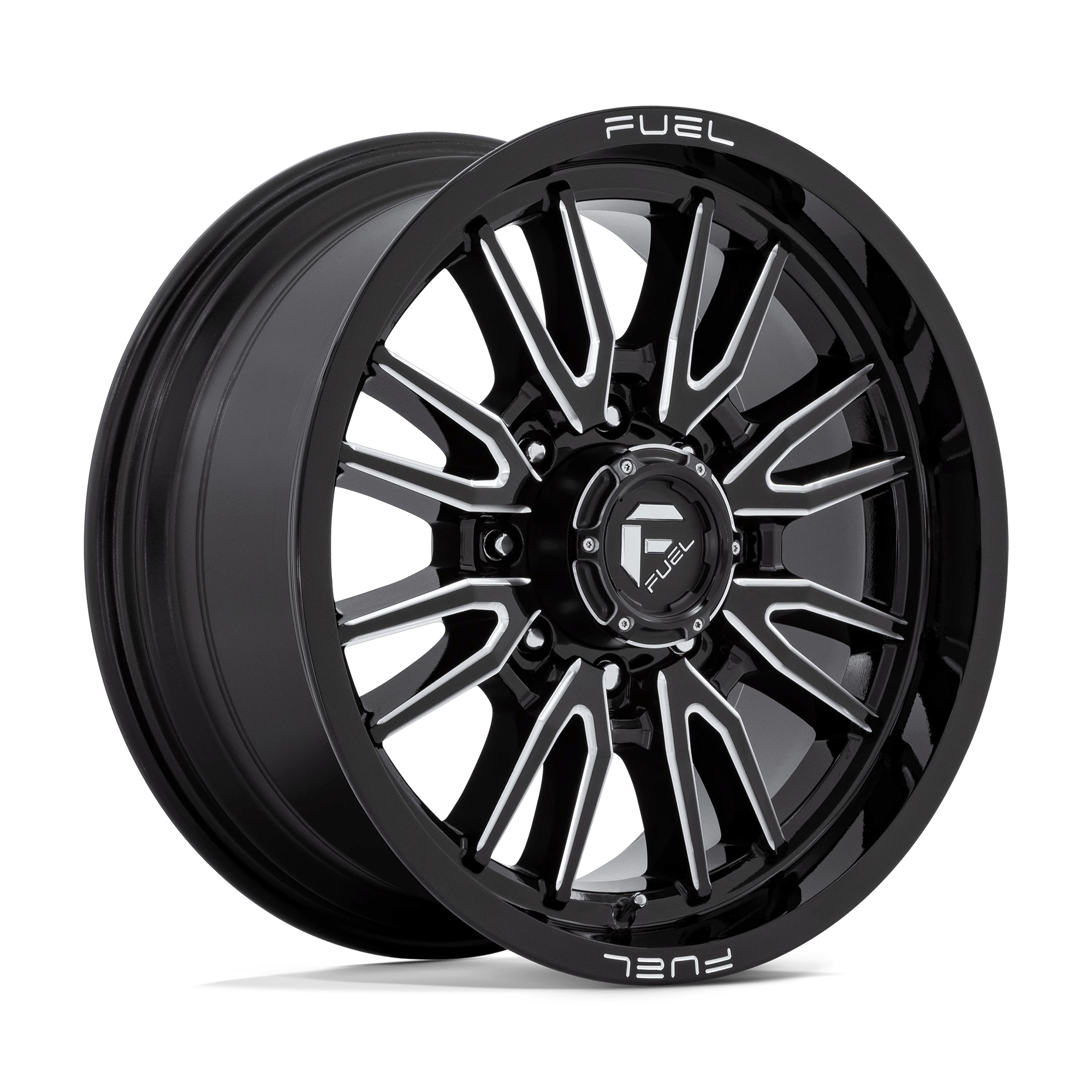 Fuel 1PC D761 CLASH 20x9 ET20 8x180 Gloss Black Milled