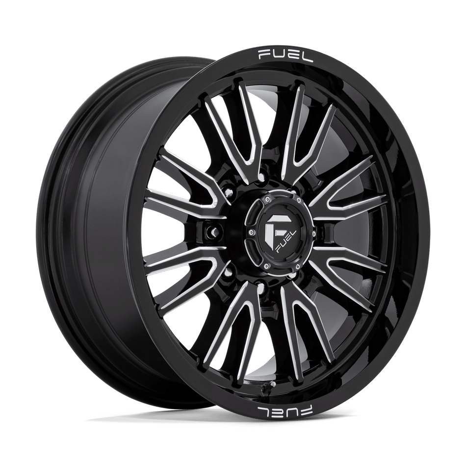 Fuel 1PC D761 CLASH 20x9 ET20 8x180 Gloss Black Milled