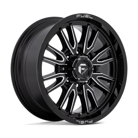 Fuel 1PC D761 CLASH 20x9 ET20 8x165.1 Gloss Black Milled