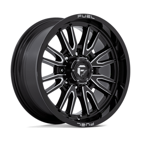Fuel 1PC D761 CLASH 20x9 ET1 8x180 Gloss Black Milled