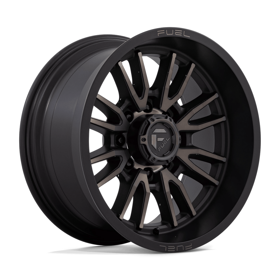 Fuel 1PC D762 CLASH 20x10 ET-18 8x180 Matte Black Double Dark Tint