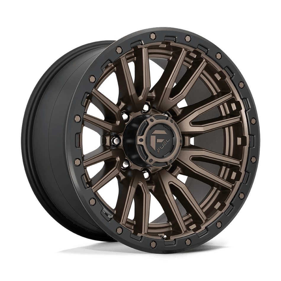 Fuel 1PC D681 REBEL 20x10 ET-18 8x170 Matte Bronze Black Bead Ring