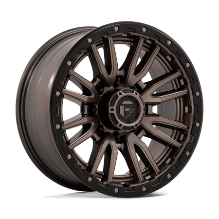 Fuel 1PC D681 REBEL 20x9 ET1 8x180 Matte Bronze Black Bead Ring