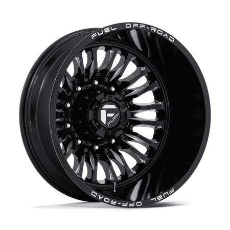 Fuel 1PC D868 ARC DUALLY 22x8.25 ET-201 10x225 Gloss Black Milled