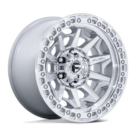 Fuel 1PC D883 COVERT 18x9 ET20 8x180 Silver w/ Machined Face