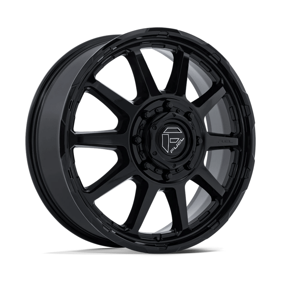Fuel 1PC D911 CIRCUIT DUALLY 22x8.25 ET105 10x225 Gloss Black