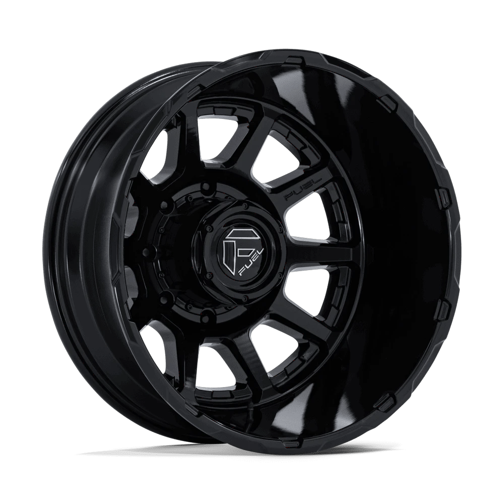 Fuel 1PC D911 CIRCUIT DUALLY 22x8.25 ET-221 8x210 Gloss Black