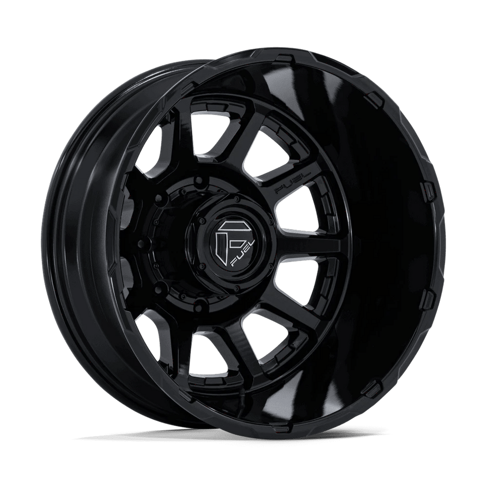 Fuel 1PC D911 CIRCUIT DUALLY 24x8.25 ET-221 8x210 Gloss Black