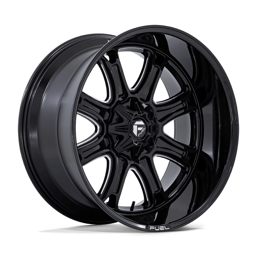 Fuel 1PC DARKSTAR 20x10 ET-18 BLANK Gloss Black Milled