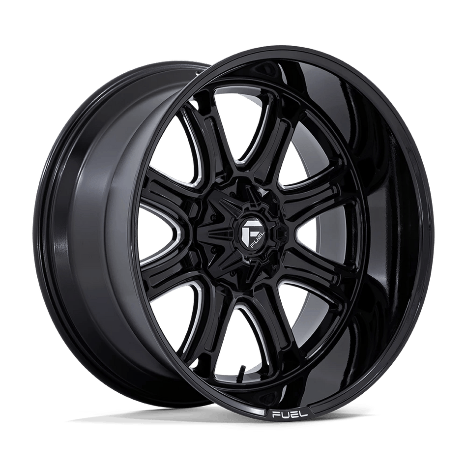 Fuel 1PC DARKSTAR 22x10 ET10 5x127/5.5 Gloss Black Milled