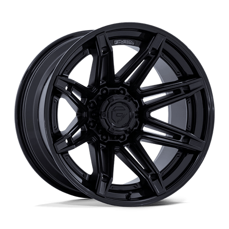 Fuel 1PC FC401 BRAWL 20x10 ET-18 8x170 Matte Black w/ Gloss Black Lip