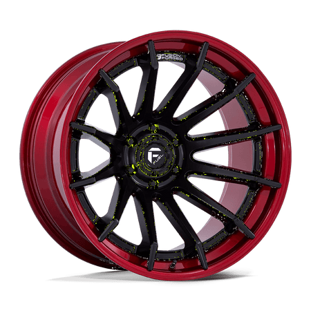 Fuel 1PC FC403 BURN 20x10 ET-18 6x135 Matte Black w/ Candy Red Lip