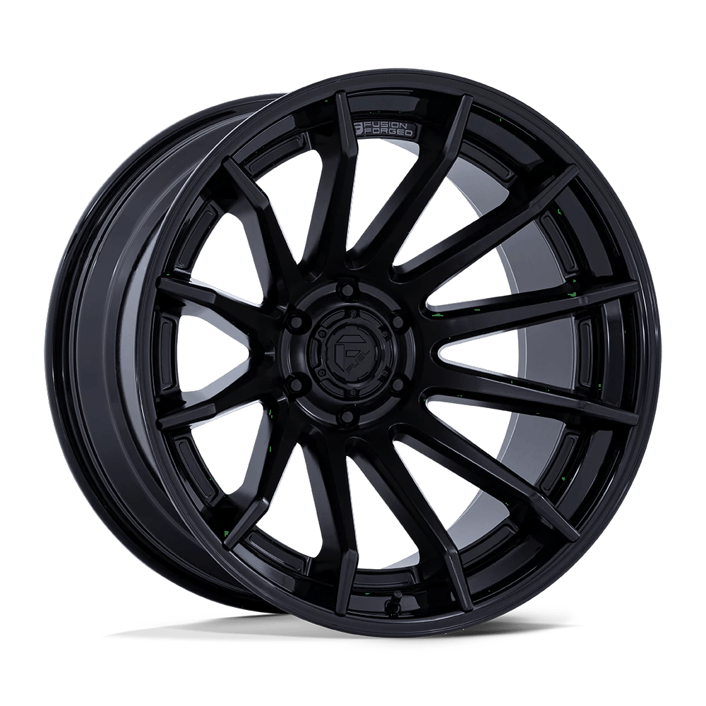 Fuel 1PC FC403 BURN 24x12 ET-44 6x135 Matte Black w/ Gloss Black Lip