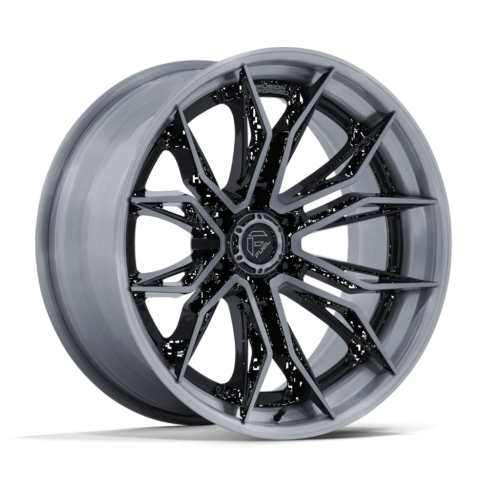 Fuel 1PC FC404 MUTINY 22x10 ET-18 6x135 Gloss Black w/ Brushed Dark Tint